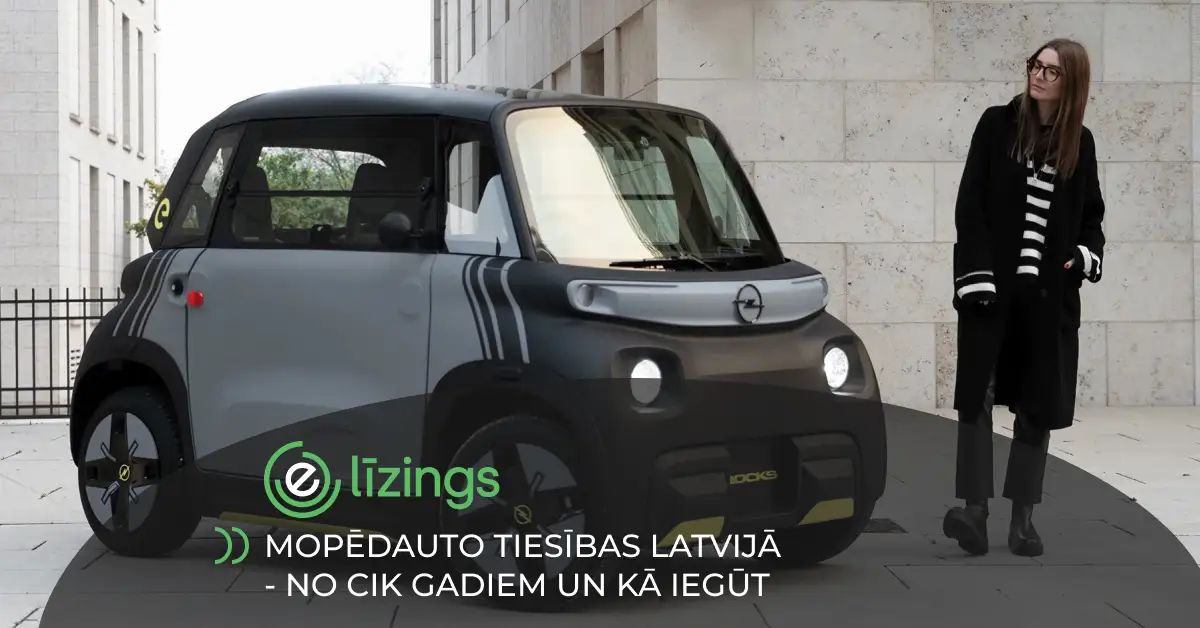 bilde mopēdauto tiesības latvijā - no cik gadiem un kā iegūt