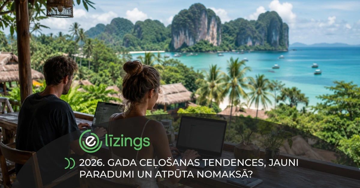 bilde 2026. gada ceļošanas tendences, jauni paradumi un atpūta nomaksā?