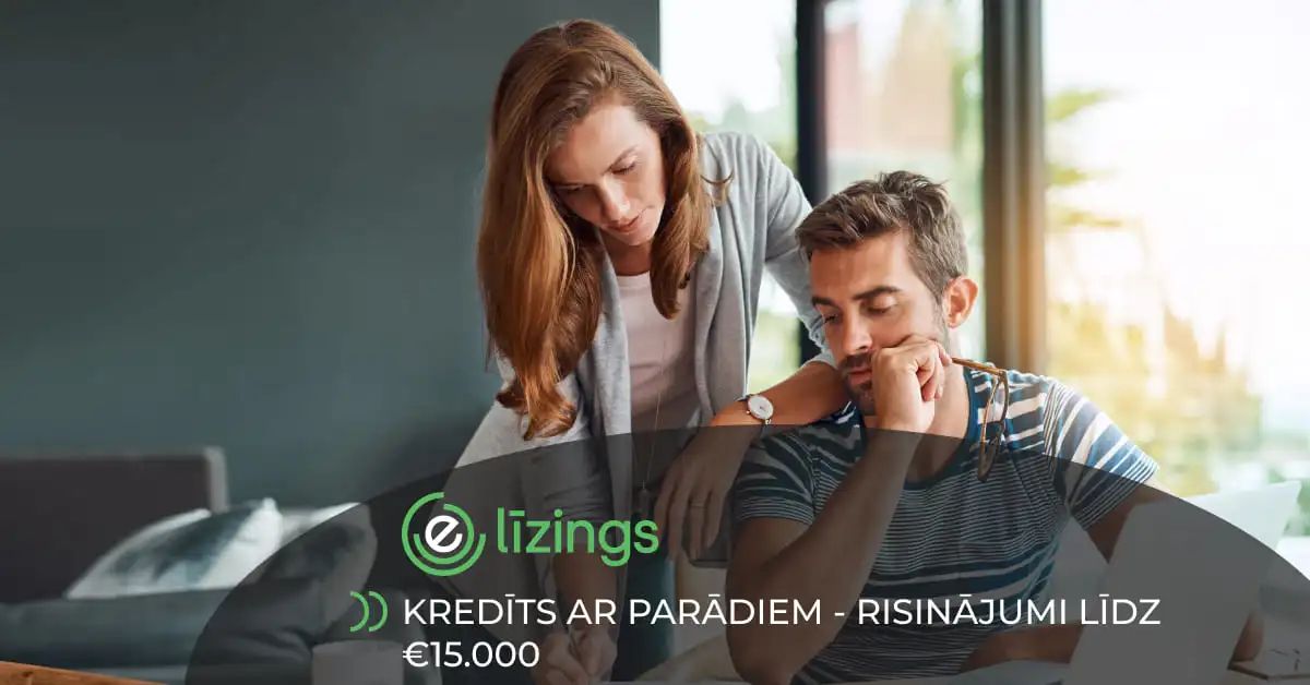 bilde kredīts ar parādiem - risinājumi līdz €15.000
