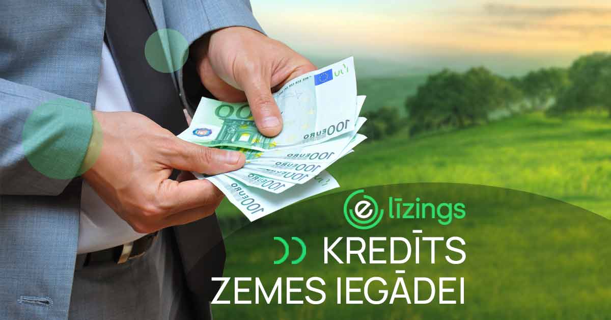 bilde kredīts zemes iegādei