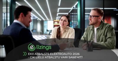 EKII atbalsts elektroauto 2026 - cik lielu atbalstu vari saņemt?